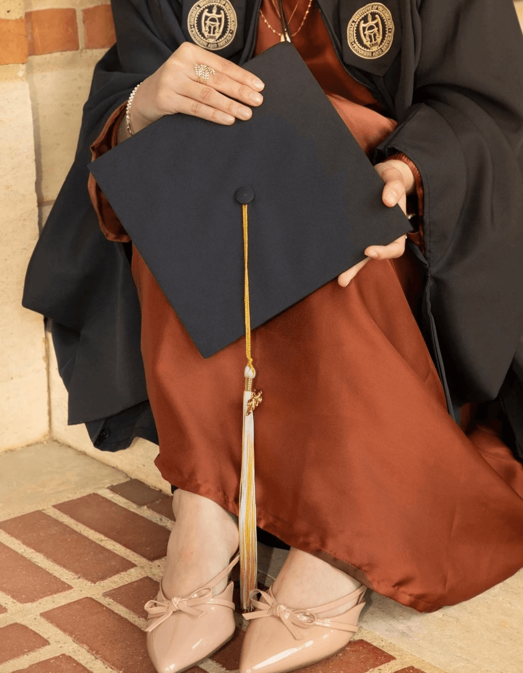 Graduate portrait session