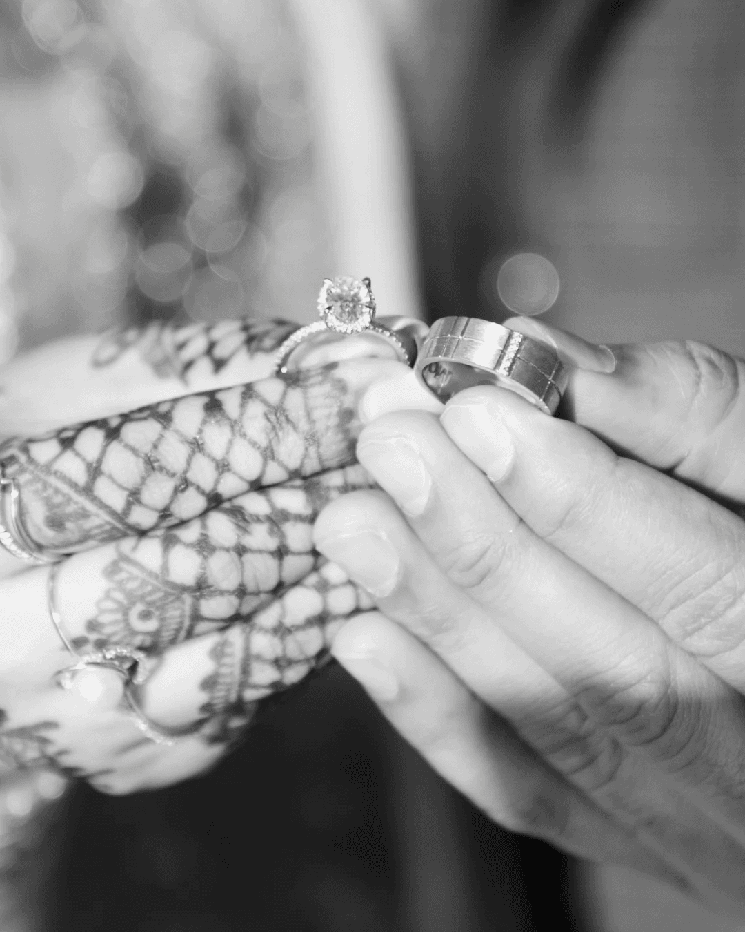 Wedding couple portrait